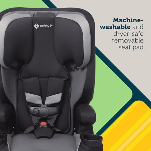 Boost-and-Go Essential 3-in-1 Booster Car Seat, Highback & Backless Modes, Lightweight, Easy Install, Labrador II