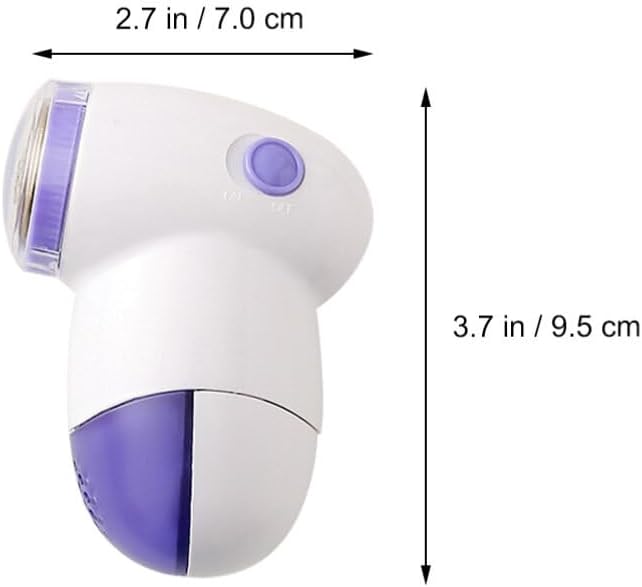 Hemoton 3 Pack Mini Clothes Lint Remover Shaver Portable Fabric Hair Ball Trimmers for Sweaters Jackets Pills Fuzz Removal 3.93X2.95X1.96 Inch