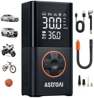 L7 Tire Inflator Portable Air Compressor,150 PSI Cordless Bike Pump