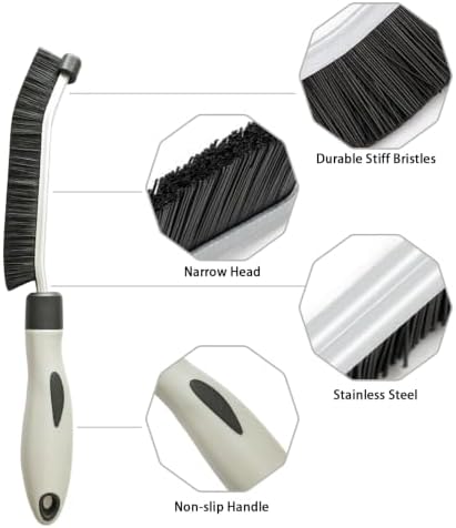 10Pcs Crevice Cleaning Brush Set: Heavy Duty Scrub Brush for Household Use