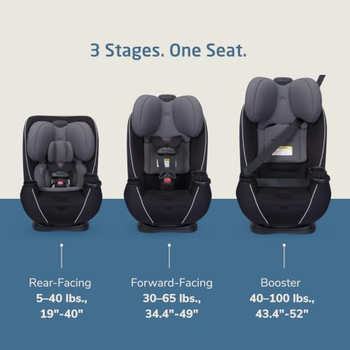 Pria Max+ All-in-One Convertible Car Seat - Sea Shadow