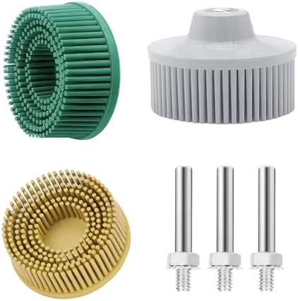 3Pcs Bristle Disc 2 Inch Gasket Remover Wheel Tool Attachments
