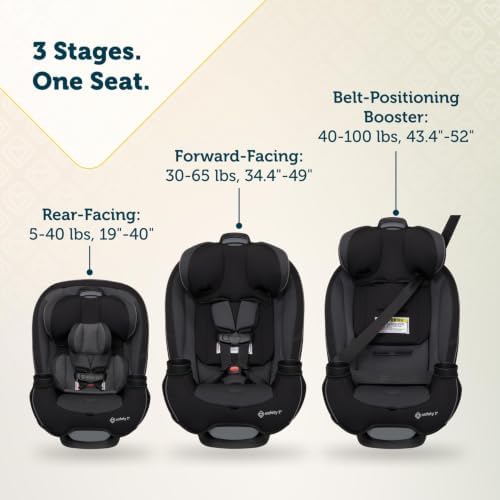 Grow and Go All-in-One Convertible Car Seat - Black Phantom