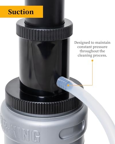 Quick-Connect Kegerator Beer Line Cleaning kit. Now Clean Your Beer Lines as Easily as Changing a Keg. (Includes Cleaning Powder)