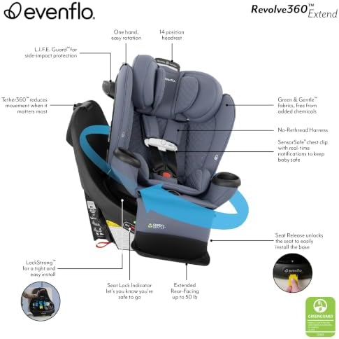 Revolve360 Extend All-in-One Rotating Car Seat