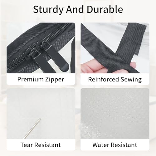 Clear Moving Bags Heavy Duty 8 Pack Storage Bags
