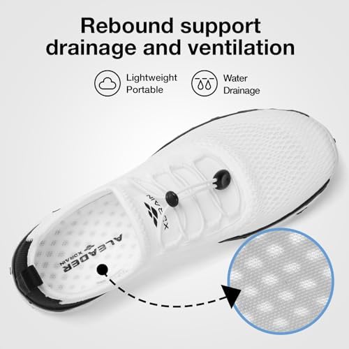 Men's Stylish Water Shoes, Quick-Dry Xdrain Water Sneakers, Lightweight & Comfort Footed