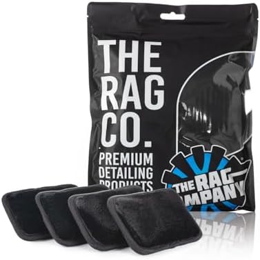 Interior Scrubber - Soft Microfiber Pad Safe for All Automotive Interior Surfaces; Deep Cleaning with Scratchless and Streak-Free Finish - 4 Pk