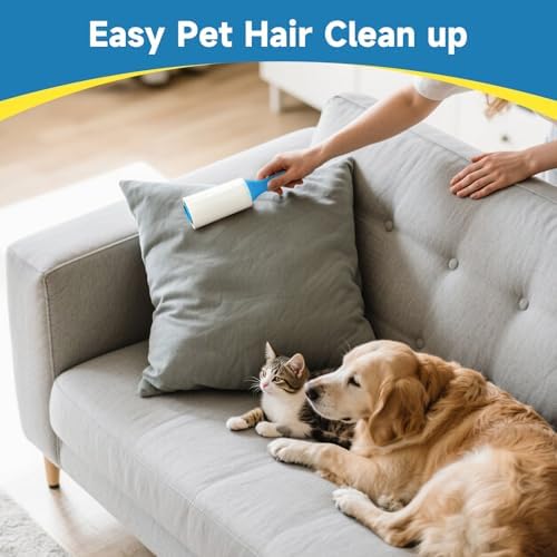 1200 Sheets Extra Sticky Lint Rollers for Pet Hair