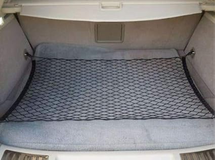Rear Trunk Organizer Cargo Net for Cadillac SRX 2010-2016 – Floor Style Cargo Net for SUV - Premium Mesh Elastic Car Tru