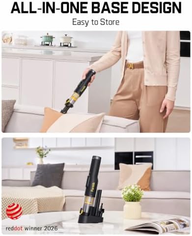 Slim V10 Lite Handheld Vacuum, All-in-One Base, 0.98lb Lightweight