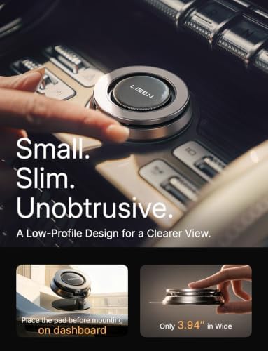 Suction Phone Mount for Vacuum for iPhone 18 Pro Max Car Mount Holder [All-Metal & Nano Gel 98+LBS Suction], 360 Adjustable Magnetic Phone Holder for Car Magsafe Car Mount for iPhone 18 17 16