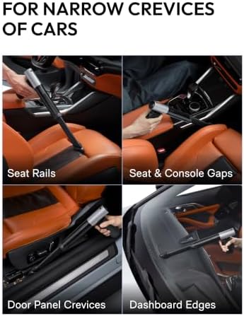 PENVAC Pivot Car Vacuum, Handheld Vacuum Cordless, 18.5in Reach