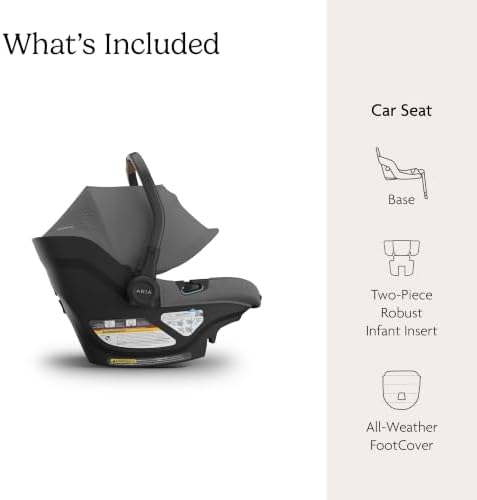 UPPAbaby Aria V2 Lightweight Infant Car Seat - Load Leg & Cover - Greyson