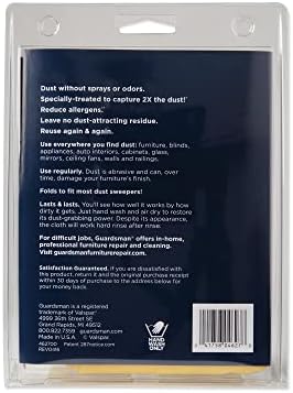 Wood Furniture Dusting Cloths - 5 Pre-Treated Cloth - Captures 2x The Dust of a Regular Cloth, Specially Treated, No Sprays or Odors - 462700