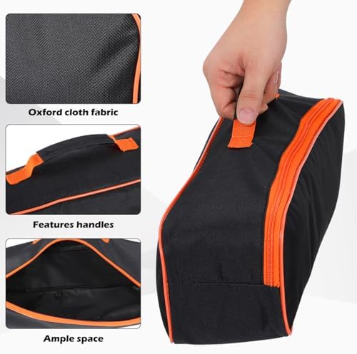 Car Tool Bag Vacuum Cleaner Storage Bag Utility Organizer for Portable Vacuum Cleaner Air Pump Hammer Hand Tools Oxford Cloth Pouch with Handle 16.53 X 5.51 X 4.33 in