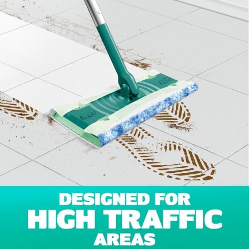 Sweeper 2-in-1 Mops for Floor Cleaning, Dry and Wet Multi Surface Floor Cleaner, Sweeping and Mopping Starter Kit, Includes 1 Mop + 19 Refills, 20 Piece Set