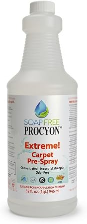 Soap Free Procyon Extreme Carpet Pre-Spray Concentrate, 32 fl oz