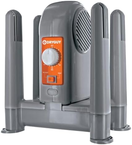 Shoe, Boot, Garment & Gear Electric Dryer, Quick Drying for Ski, Work, Sports Equipment – Energy Efficient, Odor Eliminating Design, Home or Garage Use,4 Port, Heat + Fan (Dry time: 1-3hrs)