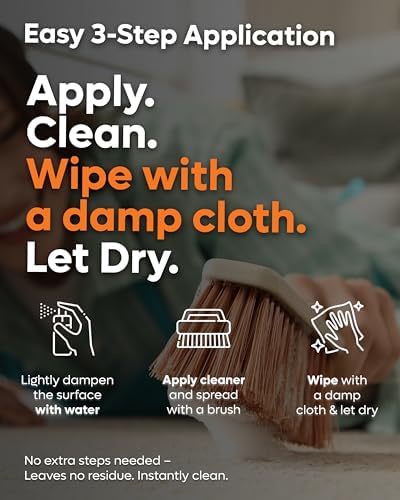 Clean & Care Shoe & Leather Cleaner XL 6.76 fl oz - Cleaning Foam – Sneaker Cleaner for Leather, Suede, Textile & Synthetic Materials | Universal Use | Made in Germany