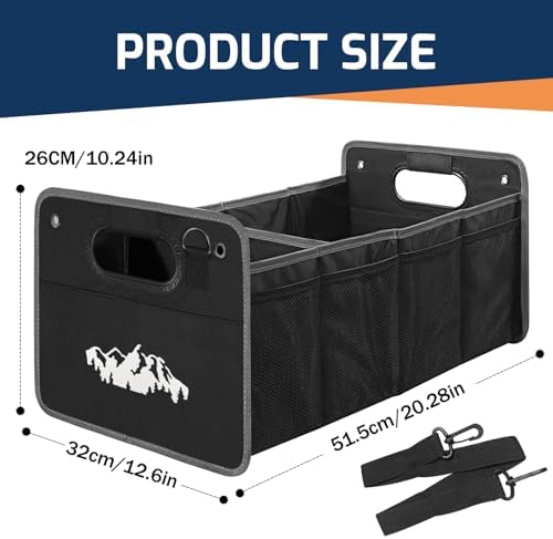 Car Trunk Organizer Collapsible Trunk SUV Storage Box for Subaru Outback