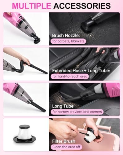 Car Cleaning Kit with Vacuum,Deep Cleaning for Interior Detailing
