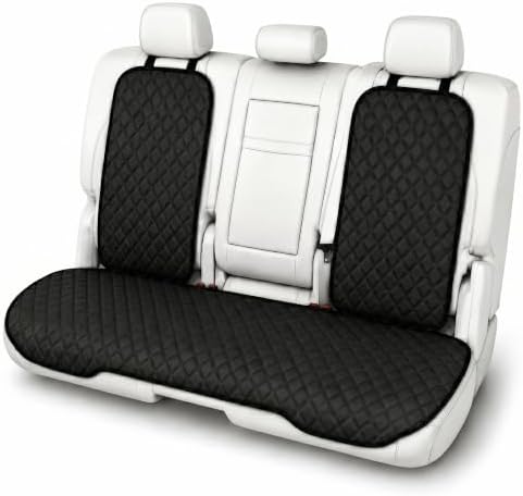 Car Seat Cushion Neosupreme Automotive Seat Cushions - Universal Fit, Rear Car Seat Cushion, Car Seat Cushions With Non-slip Silicone Backing for SUV, Sedan, Van Rear Set Black
