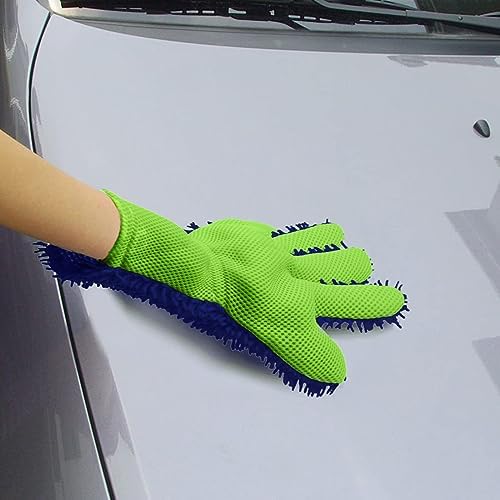 BokWin 2-Pack Car Wash Mitt, Blue
