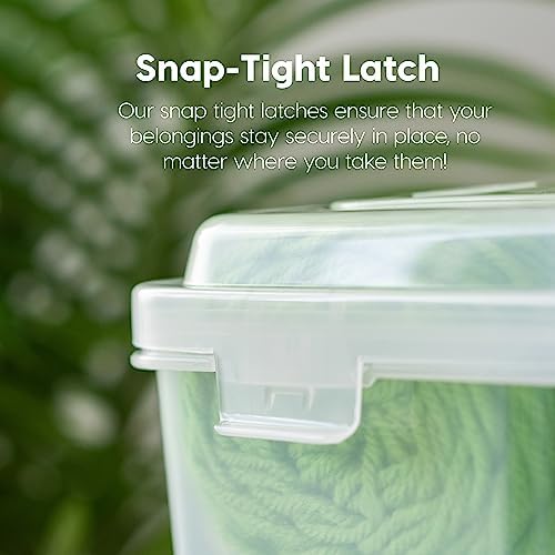 Board Game Storage |Made in USA| Thick Craft Case (6-Pack) - Clear