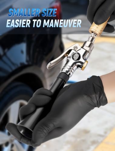 Tornado Mini Air Gun for Car Detailing, 360° Swivel Quick Connector