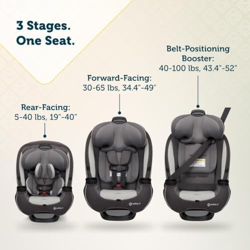 Grow and Go All-in-One Convertible Car Seat - Iron Frost