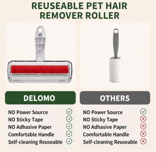 Reusable Pet Hair Remover Roller (2-Pack)