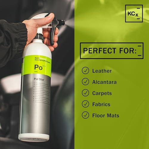 Pol Star Neutral Leather, Suede & Upholstery Cleaner, 33.8 fl oz