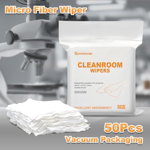 Microfiber Cloths 9"x9"(50 Pcs,200GSM)
