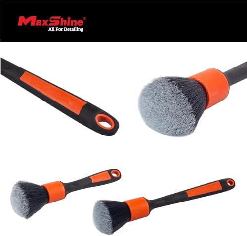 Universal Ultra Soft ESS Detailing Brush Combo (2-Piece Set) – Ultra Soft Bristles, Non-Slip Handle, Chemical Resistant – Ever So Soft Precision Cleaning for Auto Interior & Exterior