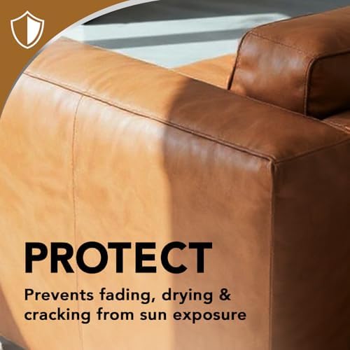 Leather Cleaner and Conditioner Wipes & Microfiber Towel Kit, Clean, Condition and Restores Leather Surfaces, UV Shield Prevent Cracking & Fading of Leather Furniture, Car Seats, Shoes & Purse
