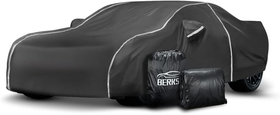 Waterproof Car Cover Compatible for Chevy Camaro 2010-2024 All Weather 6 Layers Full Car Cover with Storage Bag