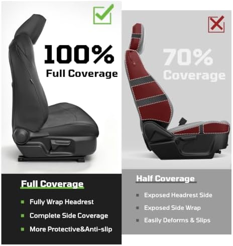 Seat Covers Full Set Fit for 2025-2026 6th Gen Toyota 4Runner, 7 Seats