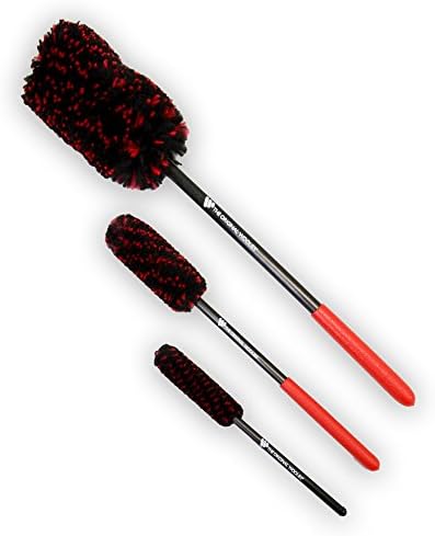 Woolie 3 Piece Kit - 18", 12" & 8" Woolie Brushes - Perfect Set for the Dirtiest of Wheels