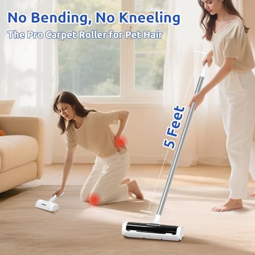 A3 Pro Carpet Roller for Pet Hair, Carpet Pet Hair Removal Tool