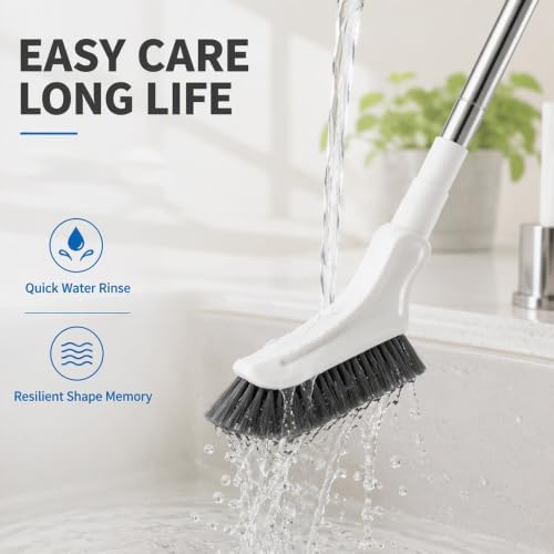 Extendable Crevice Gap Cleaning Brush, Long Handled Shower Brush，2Pcs