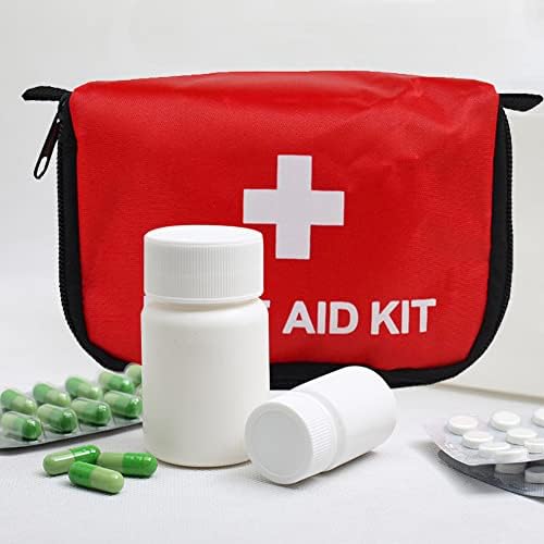 Eforcase 6Pcs Travel Empty First Aid Pouch Mini, Portable Empty Aid Medical Bag,Empty Medicine Bag Emergency Kit Storage Bag Empty