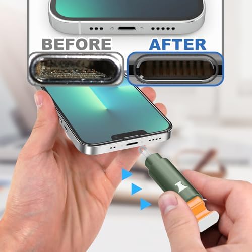 IPhone Cleaning Kit for Charging Port Cleaner AirPod Phone, Army Green