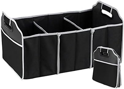 Foldable Multi-pocket Automobile Car Storage Bag,Pouch Tidy Organizer for Travel,Black,