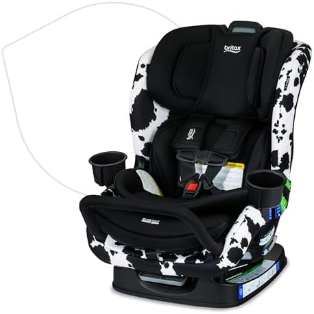 Britax Poplar S Convertible Car Seat, Slim 17” Design — Cowmooflage