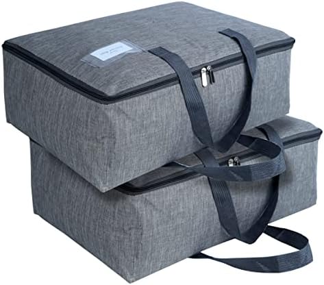 2 Pack Large Moisture-Proof Storage Moving Travel Bag Storage Container
