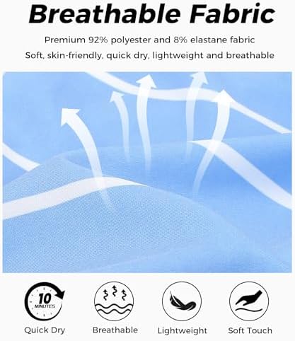 Men's Swim Trunks with Mesh Liner 9 Inch Beach Bathing Suit