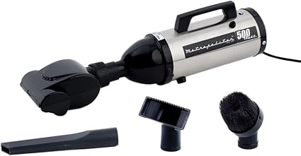METROVAC Evolution Hand Vacuum - 120V, 504W, Powerful, Lightweight, Dry Pickup for Easy Cleanups in Home, Office, Car - 