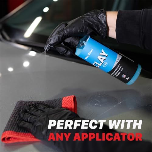 Clay Lube Spray 16oz | Synthetic Lubricant for Clay Bars & Pads | Quick Detailer with Pleasant Scent | Provides Smooth Glide & Surface Protection for Car Paint, Glass & Auto Detailing