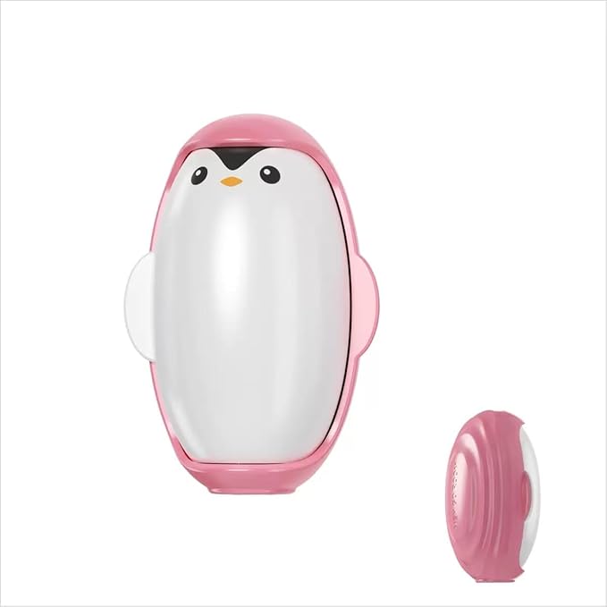Reusable Lint Roller, 2 Pack Mini Travel Lint Rollers for Pet Hair Extra Sticky, Washable, Portable, Pink